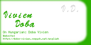 vivien doba business card